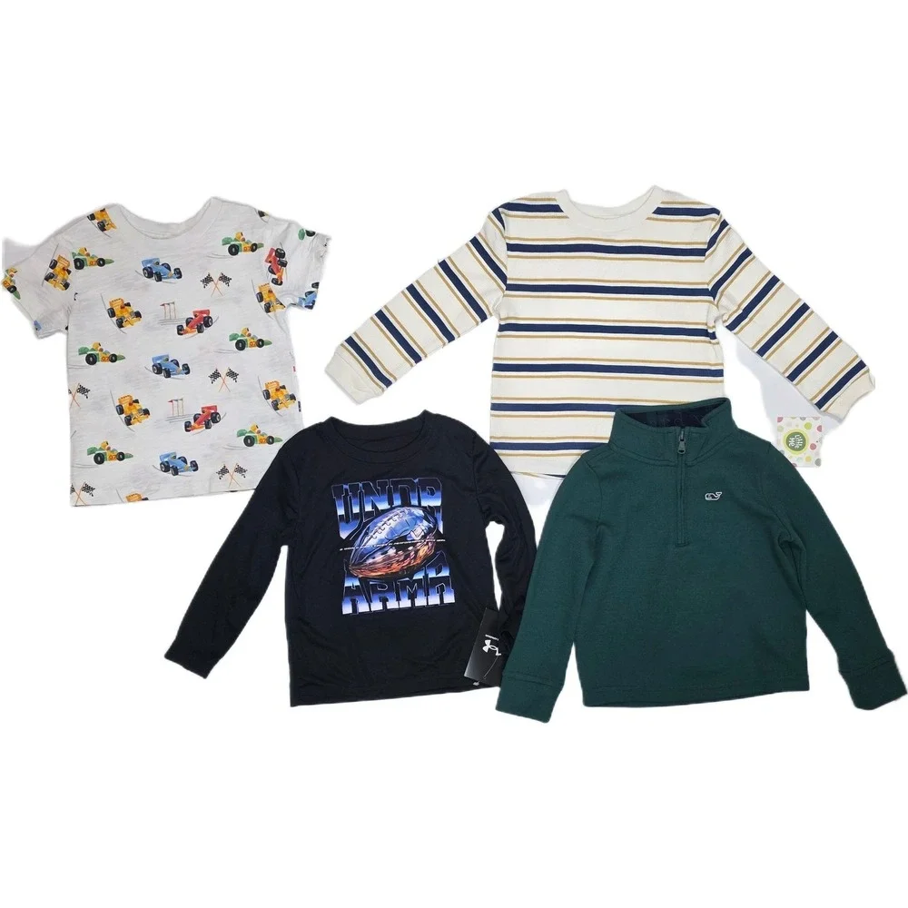 Toddler Boys 2T Lot 8pc Vineyard Vines Under Armour Splendid Little Me
